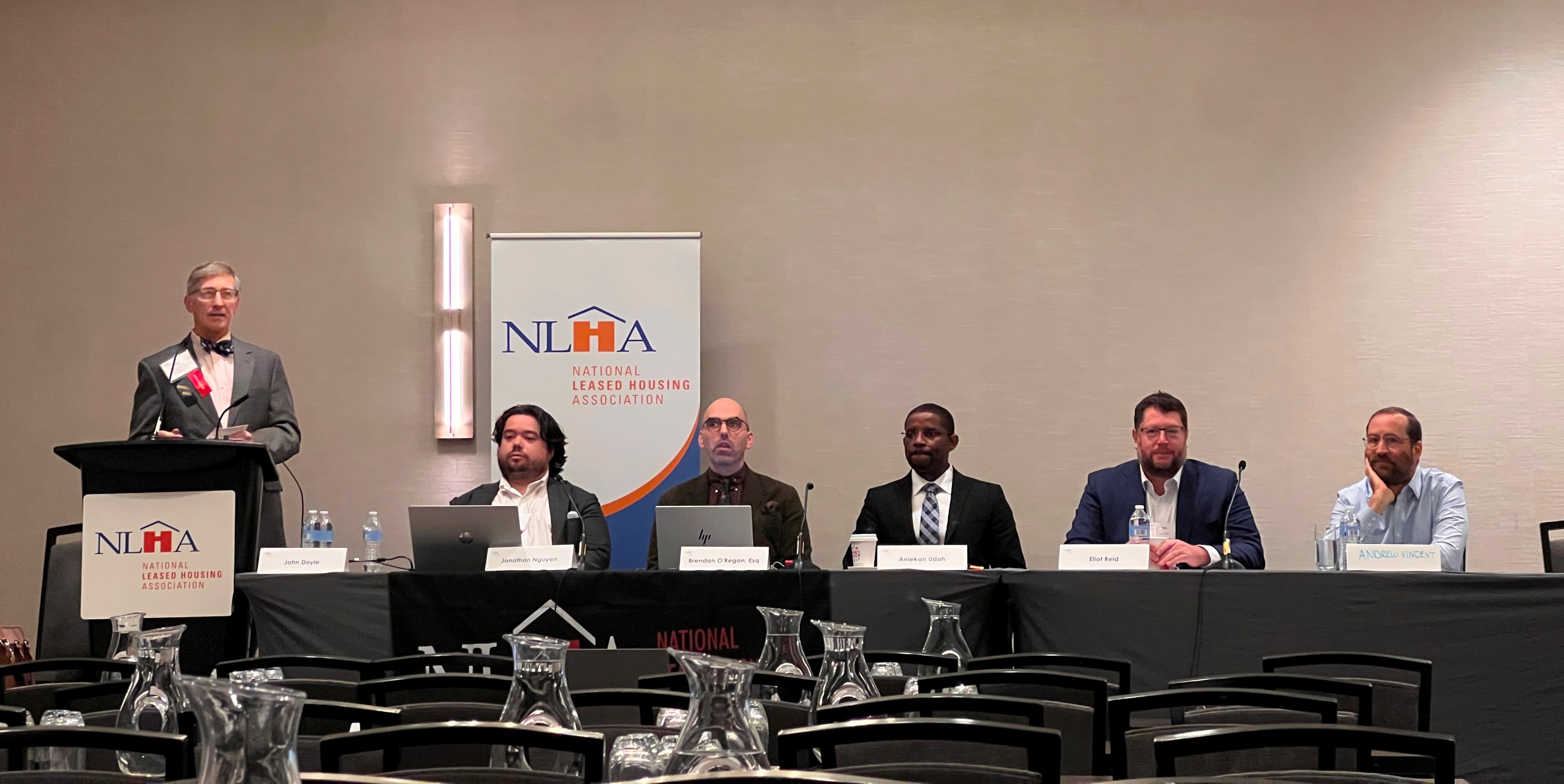 John Doyle speaking at the NLHA Annual Meeting