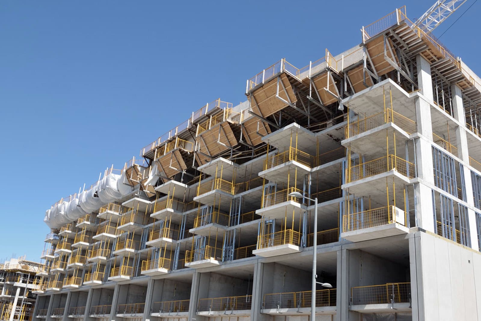 Multifamily apartment building under construction